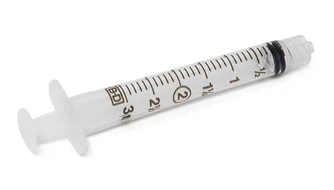 BD Luer-Lok 3 mL Syringe — 200 per box